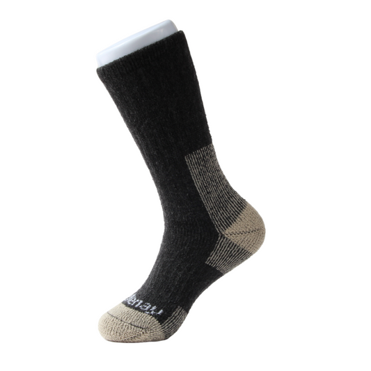 Charcoal & Palomino Boot Heavyweight Merino Wool Kootenay Socks In The Wild